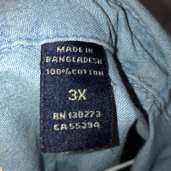 Wrangler Long Sleeve Denim Shirt - Picture 4 of 5